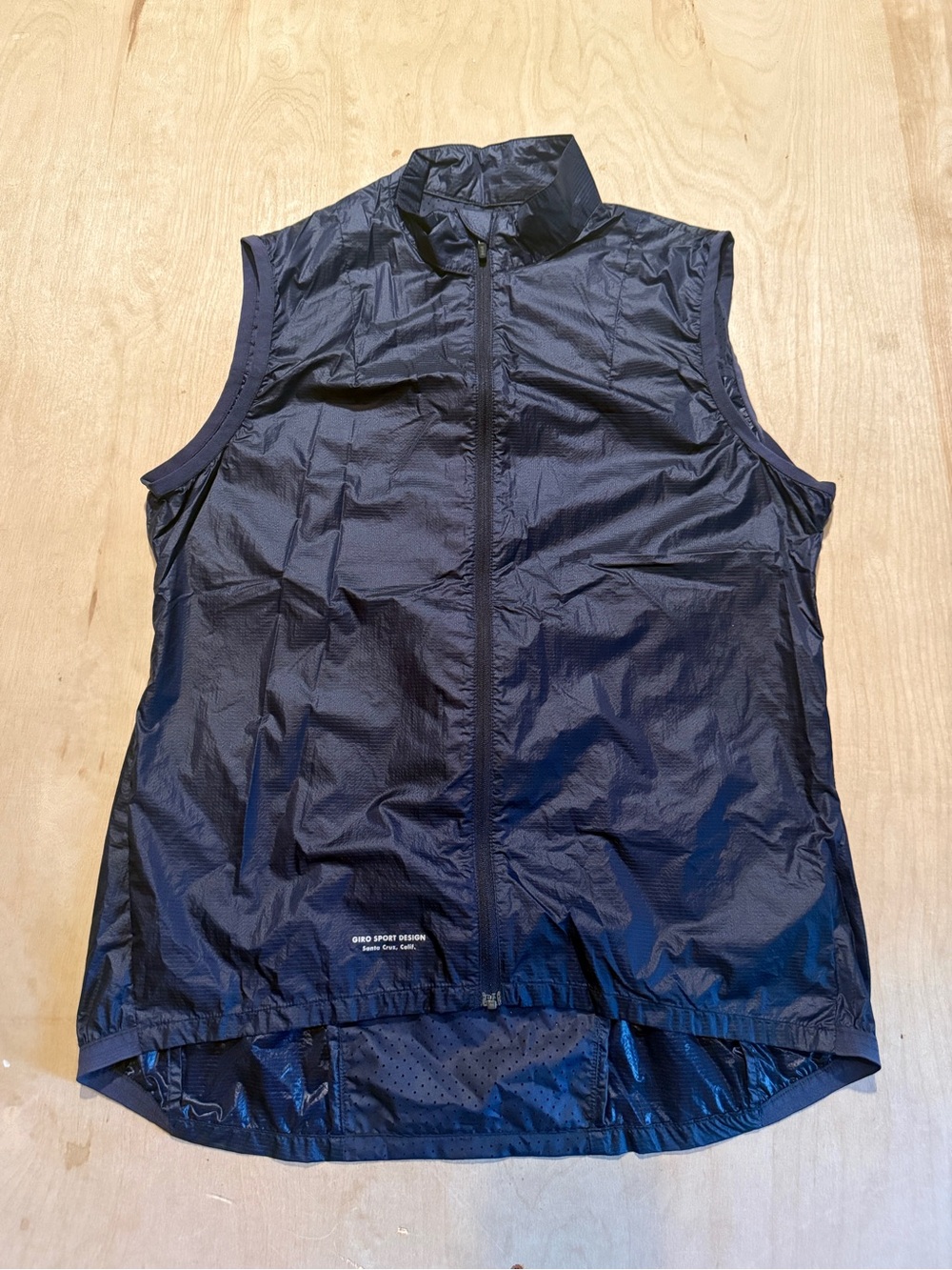 Women's Lightweight Navy Windbreaker Cycling Vest